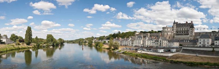 Amboise au bord de la Loire en Touraine