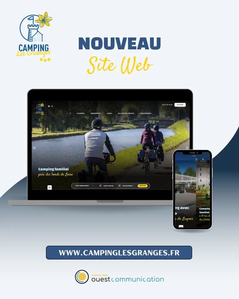neue Website Camping Les Granges Ergebnis